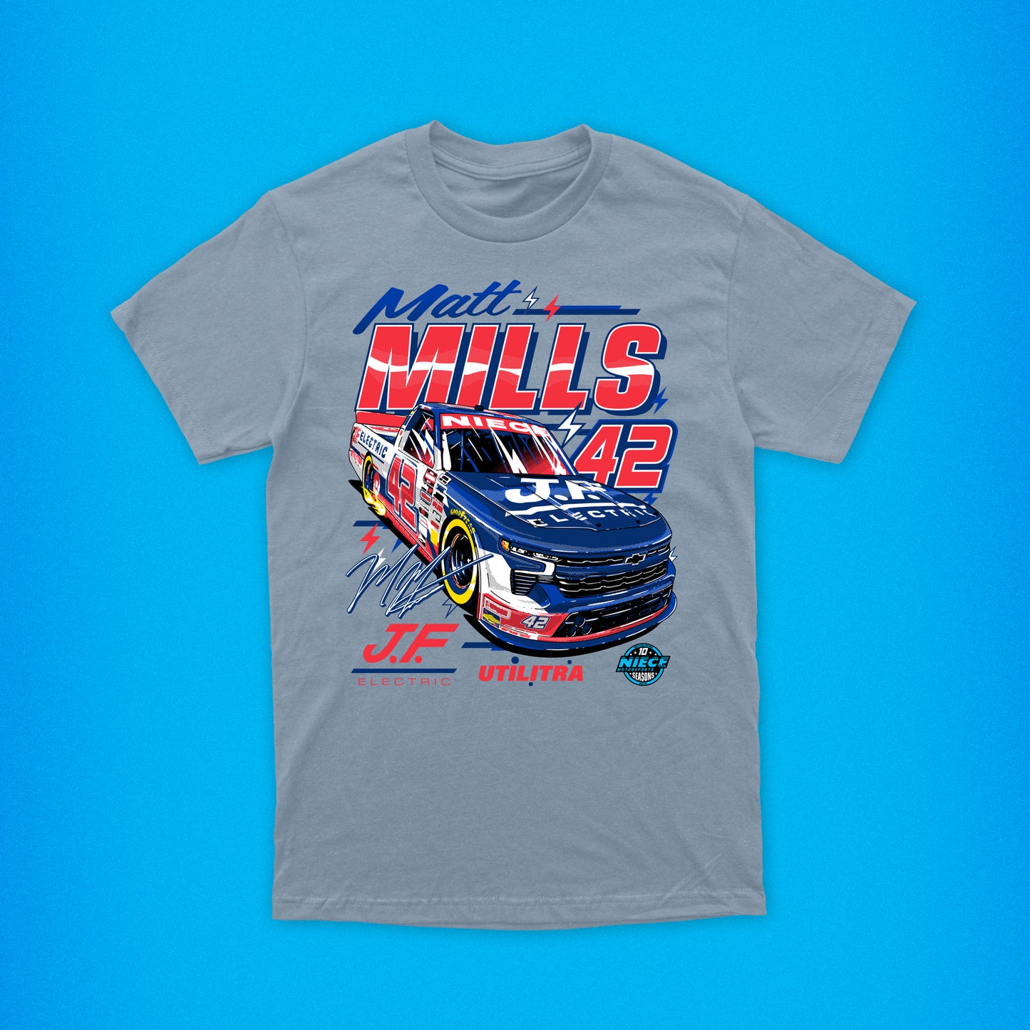 Matt Mills 2025 J.F. Electric/Utilitra T-Shirt