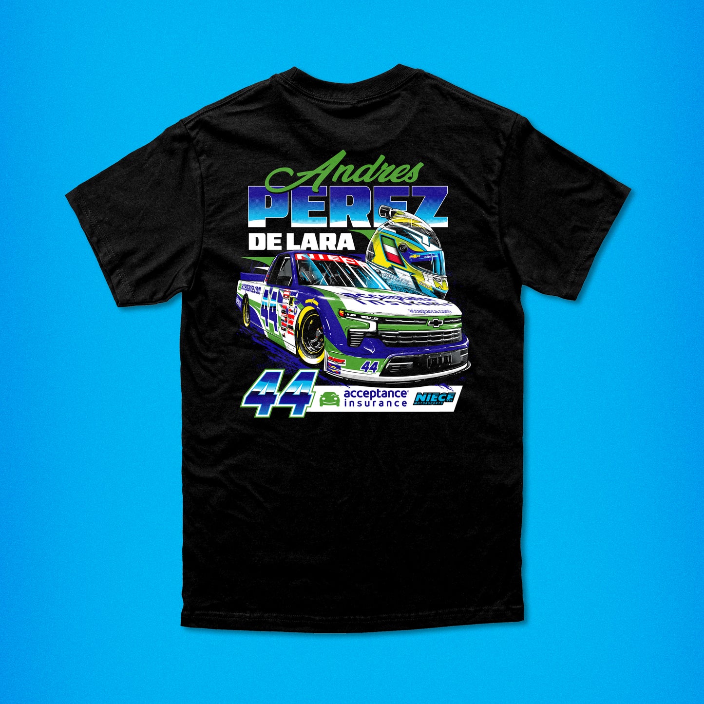 Andres Perez de Lara 2026 Acceptance Insurance T-Shirt