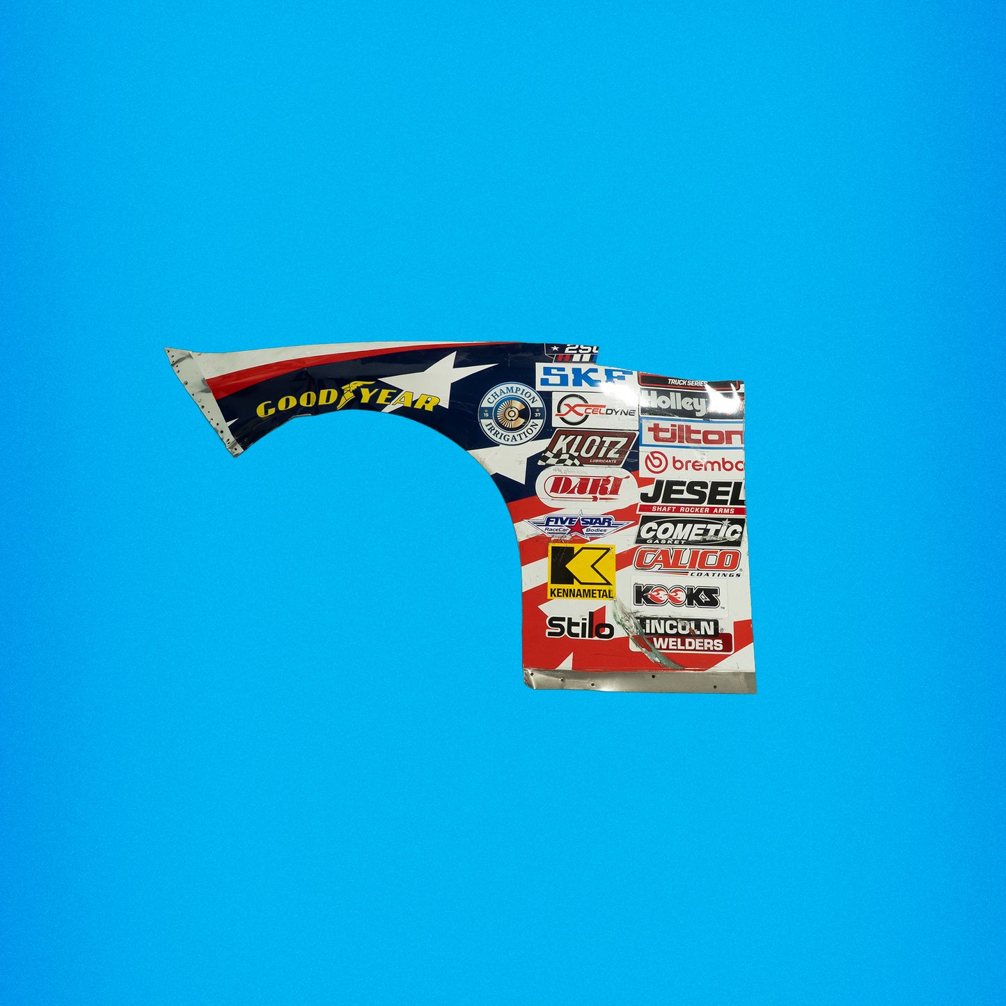 '26 Landen Lewis No. 45 San Diego Left Front Fender