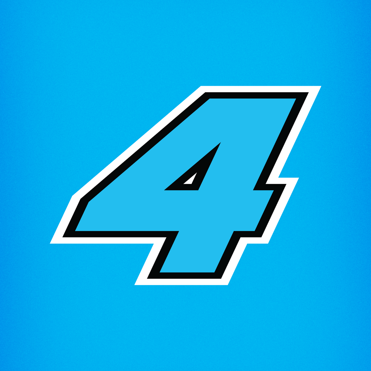 No. 4 Decal – Niece Motorsports Shop