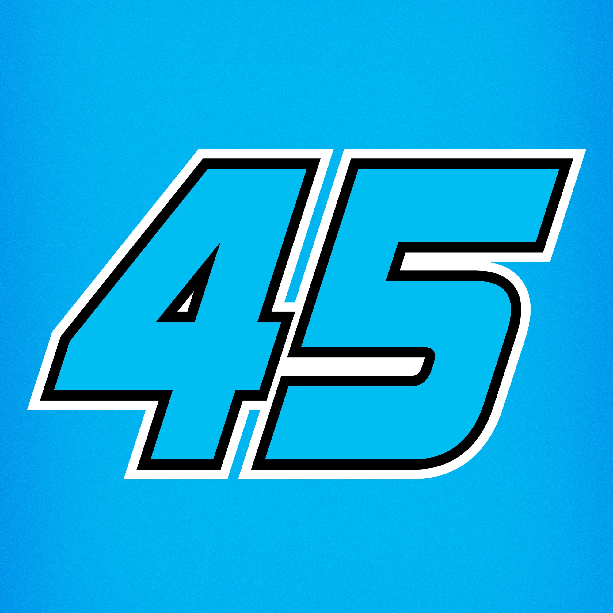 No. 45 Decal – Niece Motorsports Shop