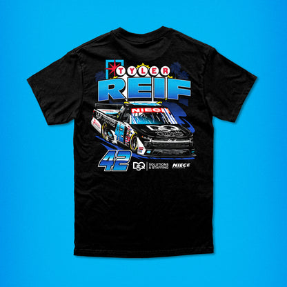 Tyler Reif 2026 DQS Solutions & Staffing T-Shirt