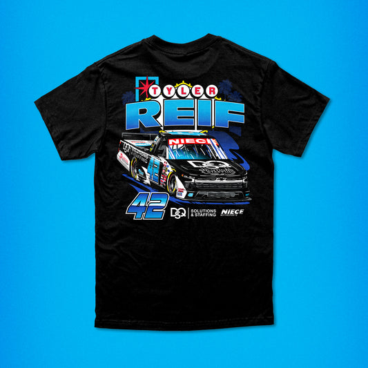 PRE-ORDER: Tyler Reif DQS Solutions & Staffing T-Shirt
